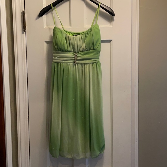 Ruby Rox Dresses Ruby Rox Sparkly Lime Green Party Dress Poshmark
